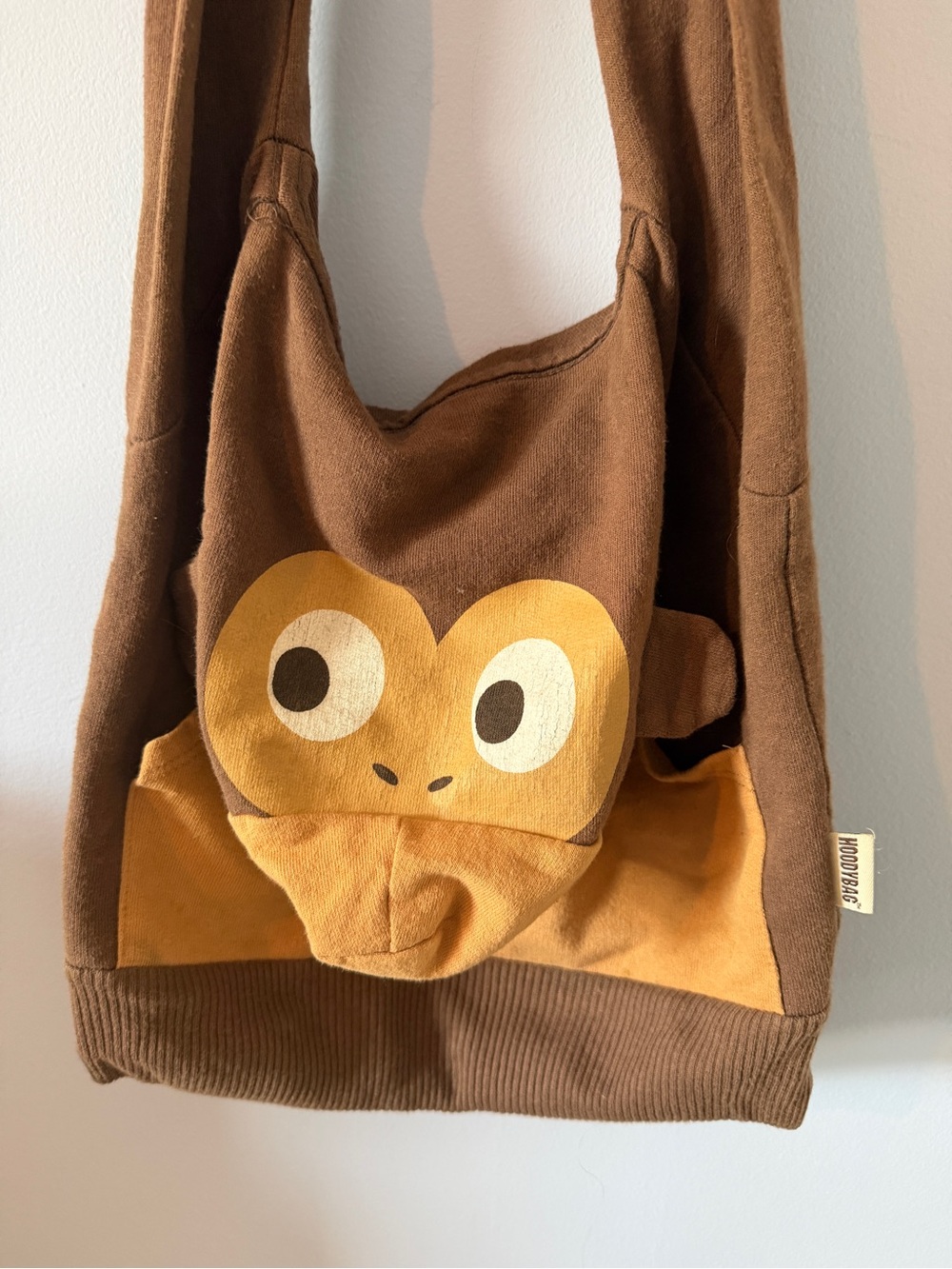 Brown Monkey Sling Bag - Cute Animal Crossbody